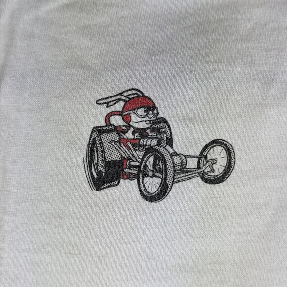 Vintage C Port Mens L Drag Racing T-Shirt POOR Off Road LACR Los Angeles County - Picture 4 of 11